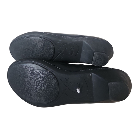 Dansko Black Leather Slip On Comfort Work Baylee Pump Womens 41 - Picture 9 of 11